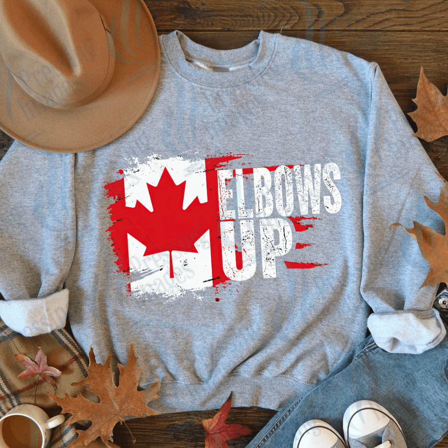 DTF 3705 Elbows Up - Pressing Images