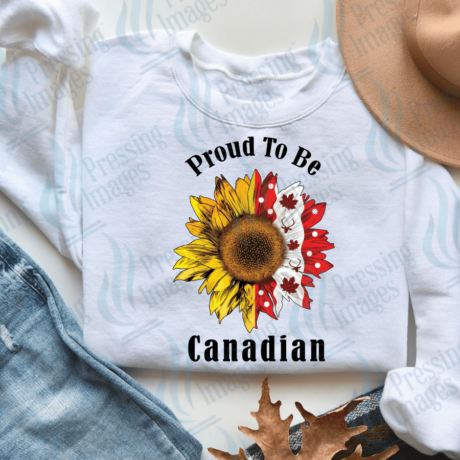 Proud to Be Canadian design - available in DTF, UV DTF, Sublimation & Vinyl