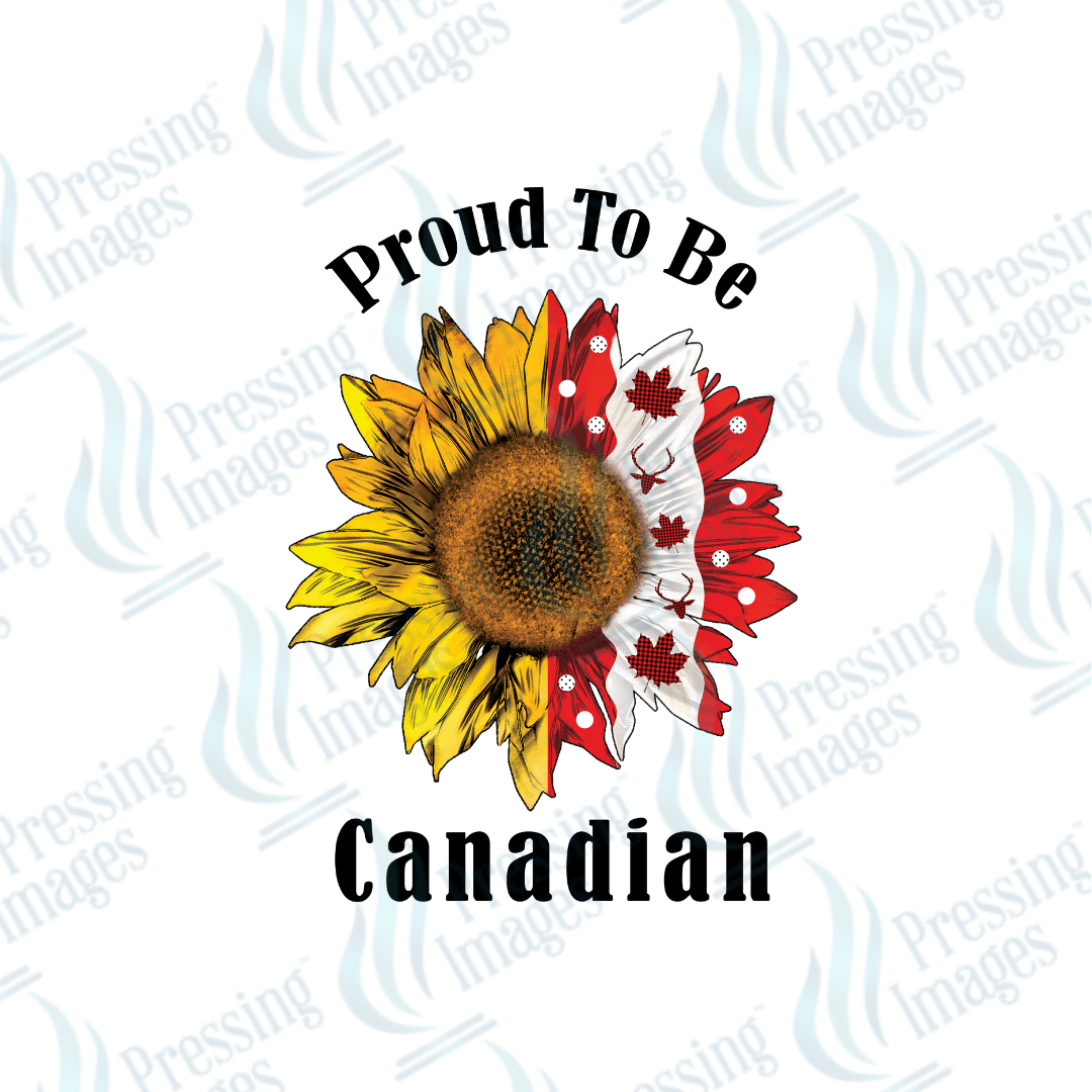 DTF 3709 Proud To Be Canadian - Pressing Images
