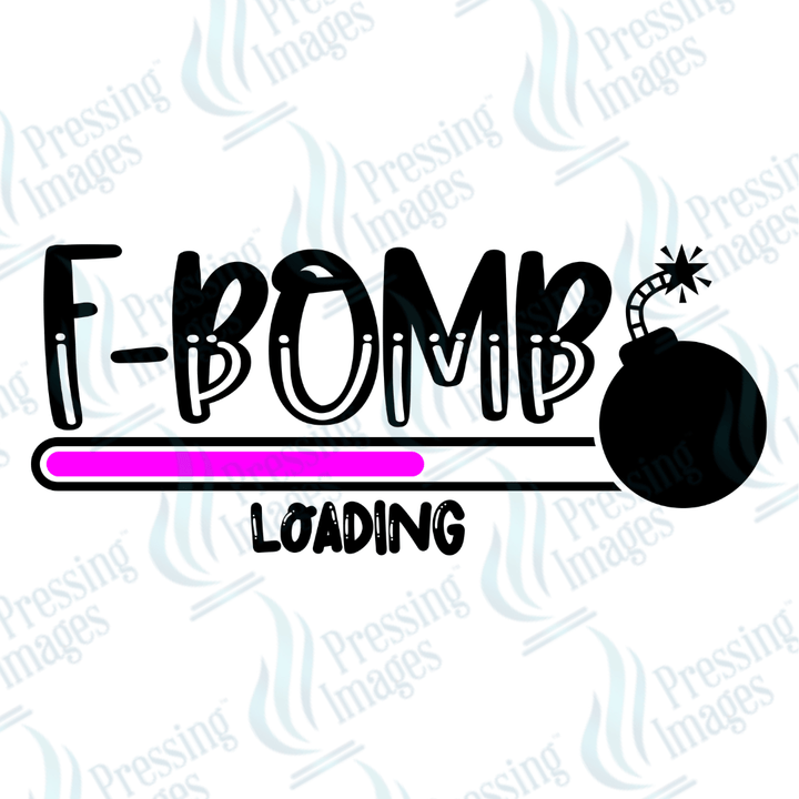 DTF 3719 F Bomb Loading - Pressing Images