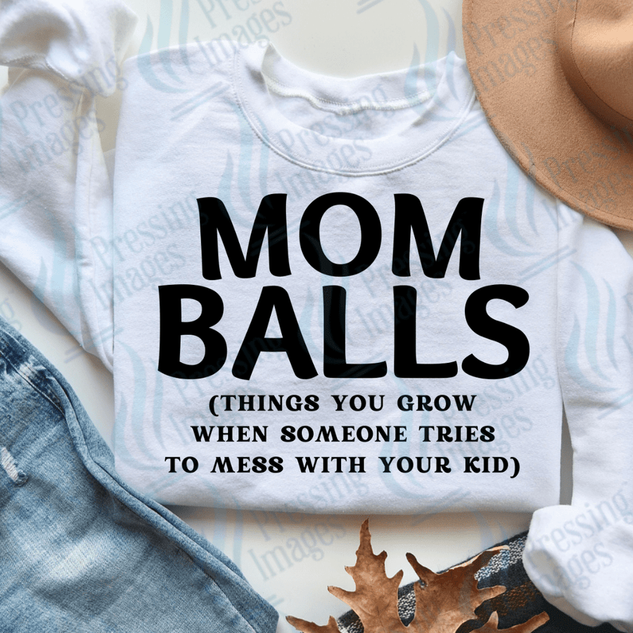 DTF 3722 Mom Balls - Pressing Images