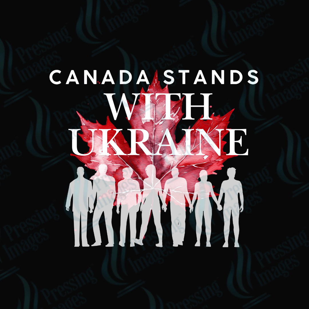 DTF 3733 Canada is With Ukraine - Pressing Images