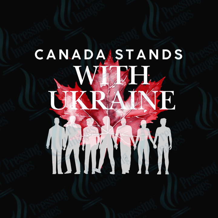 DTF 3733 Canada is With Ukraine - Pressing Images