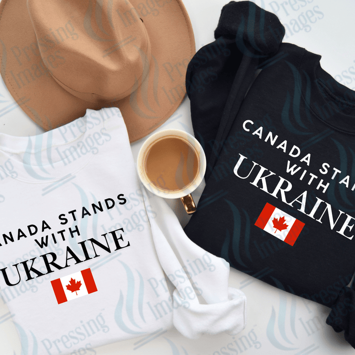 DTF 3734 Canada Stands with Ukraine - Pressing Images