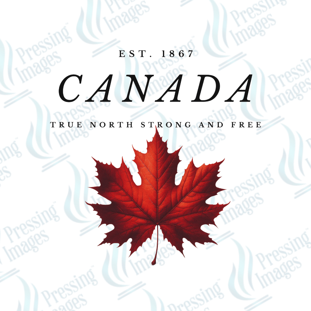 DTF 3736 Canada Est. 1867 - Pressing Images