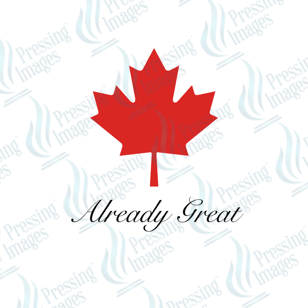 DTF 3739 Maple Already Great - Pressing Images