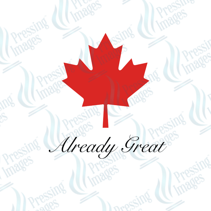 DTF 3739 Maple Already Great - Pressing Images