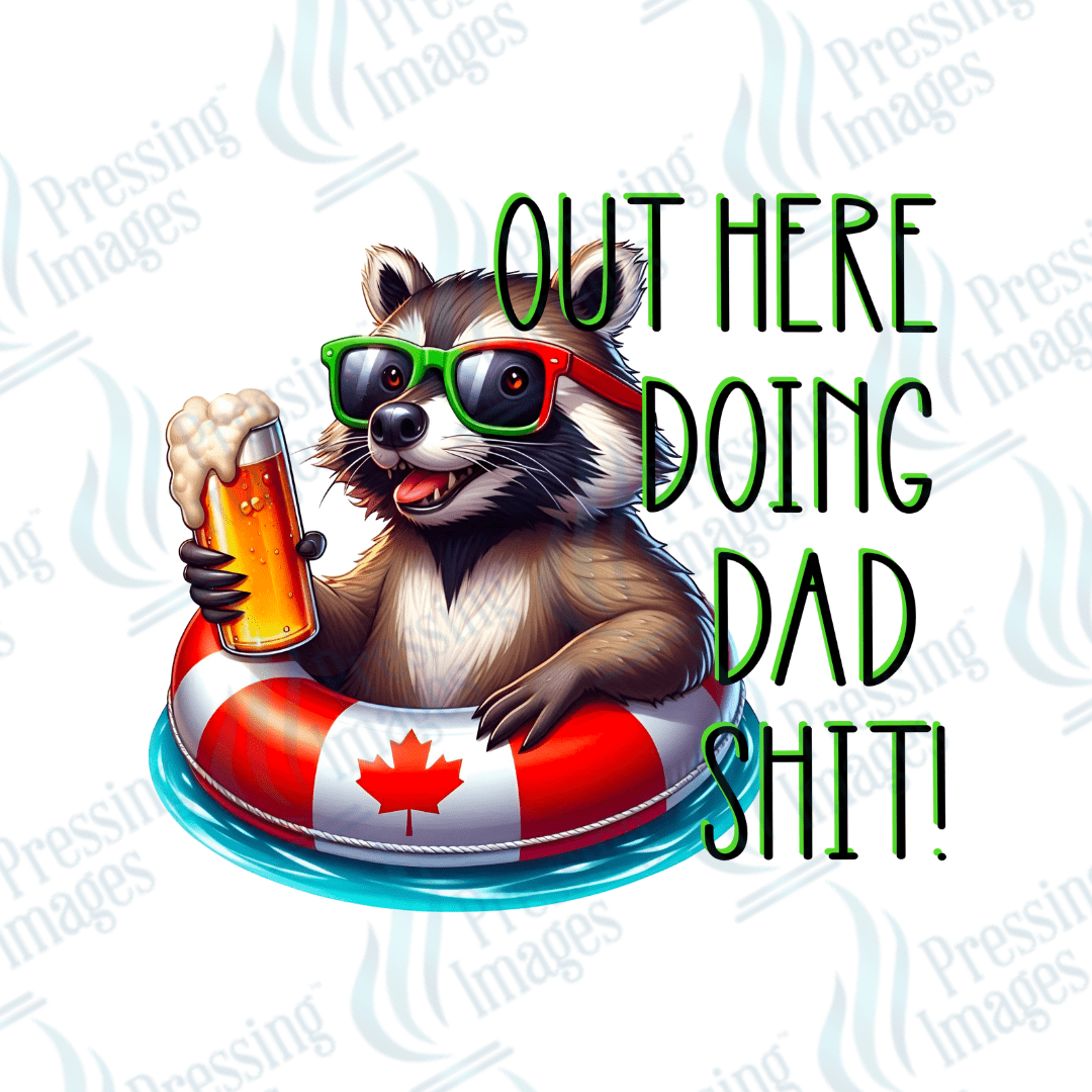 DTF 3761 Dad Shit - Pressing Images