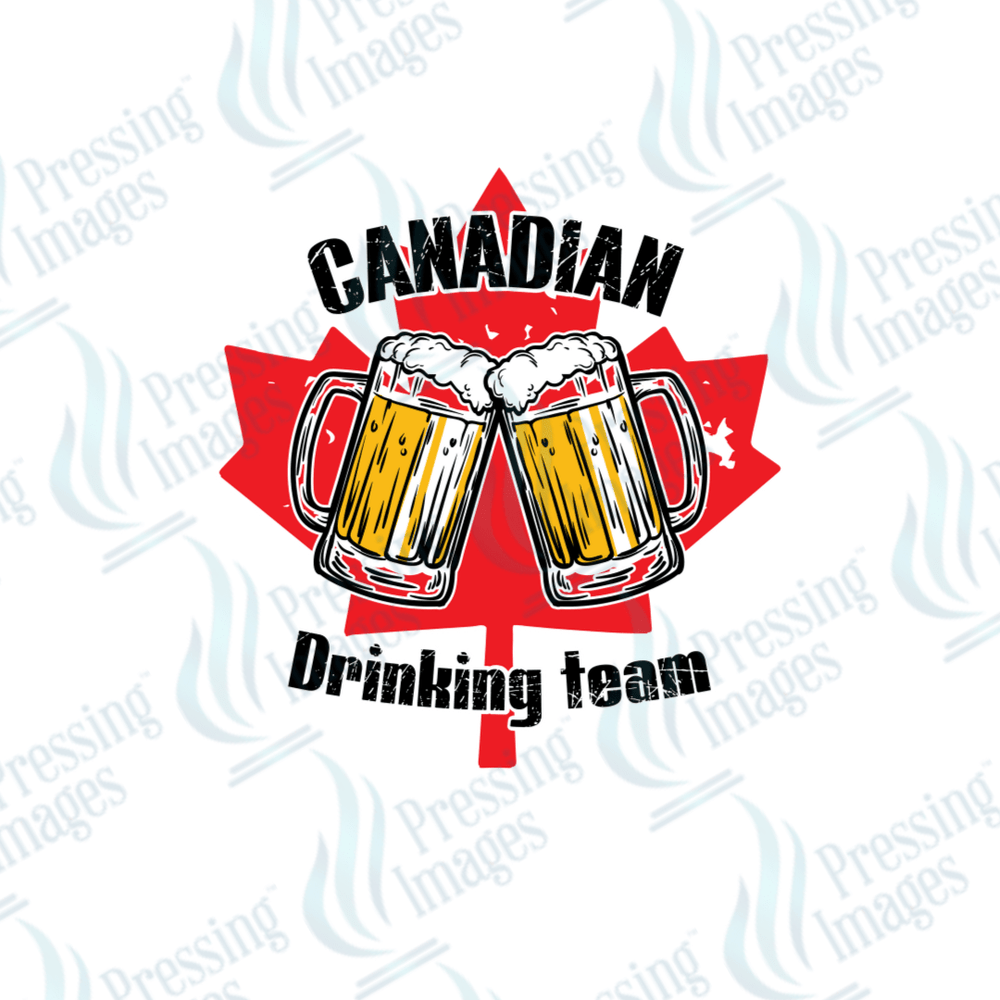 DTF 3762 Canadian Beer Drinking Team - Pressing Images