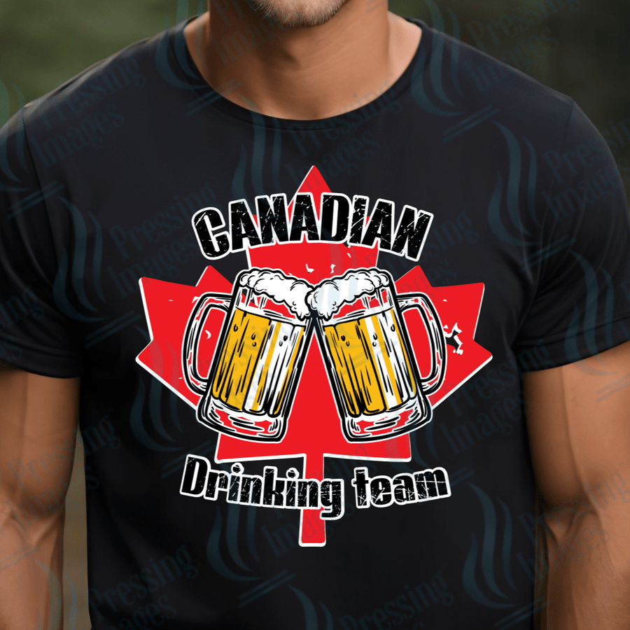 DTF 3762 Canadian Beer Drinking Team - Pressing Images