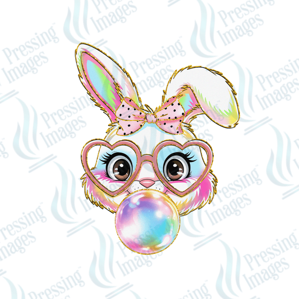DTF 3770 Bubble Gum Bunny - Pressing Images