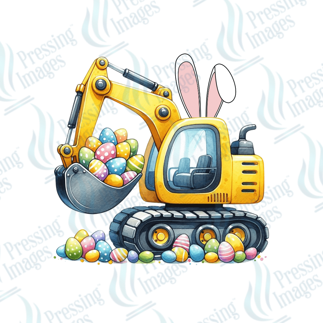 DTF 3771 Eggscavator - Pressing Images