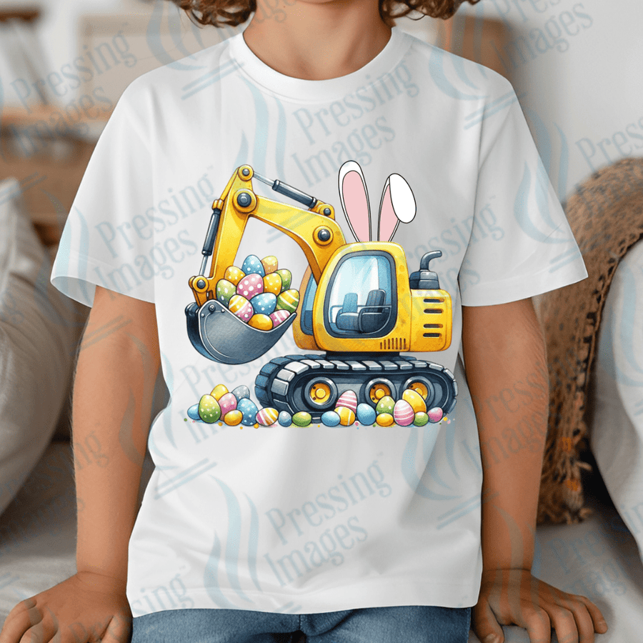 DTF 3771 Eggscavator - Pressing Images