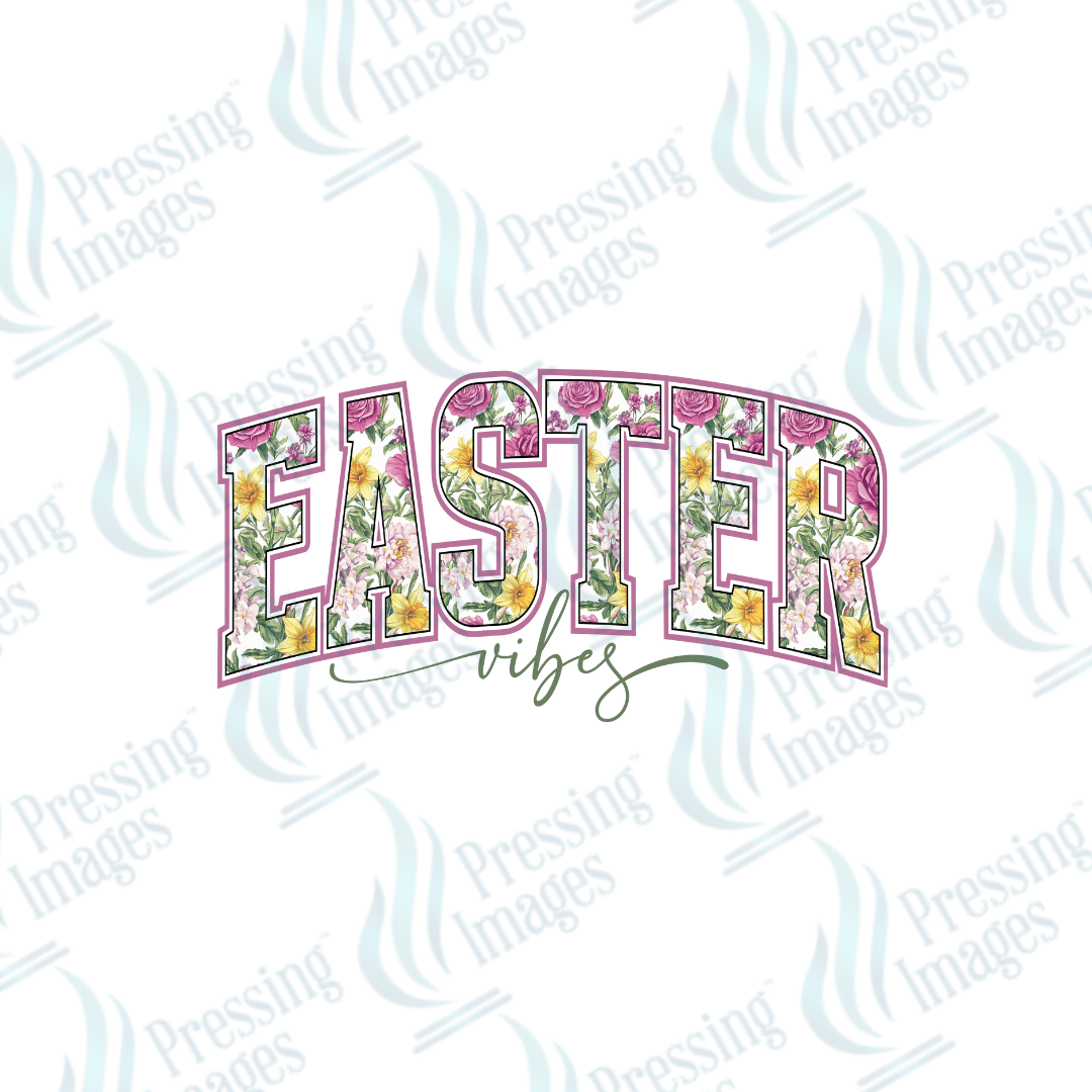 DTF 3772 Easter Vibes - Pressing Images