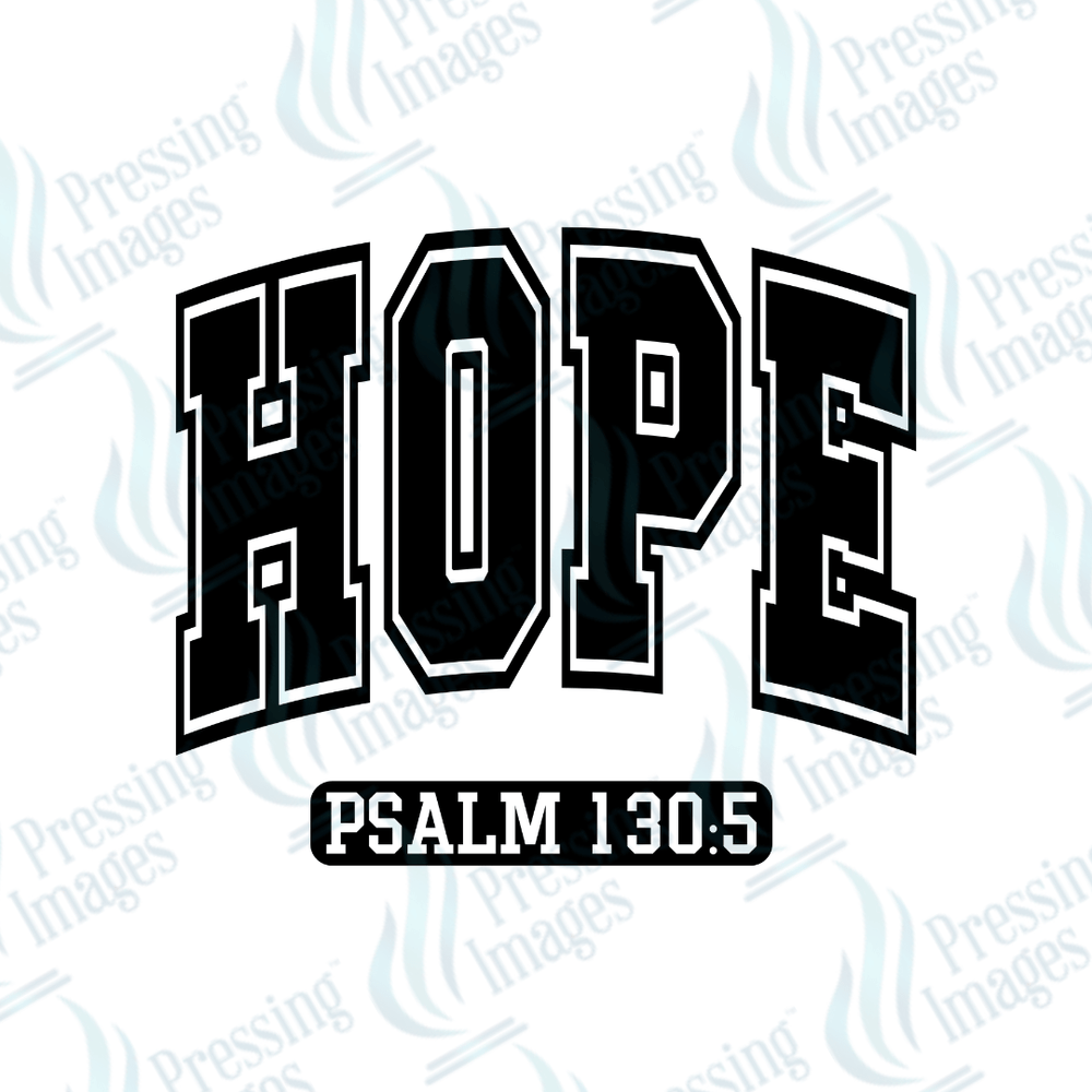 DTF 3779 Hope Psalm 130:5 - Pressing Images