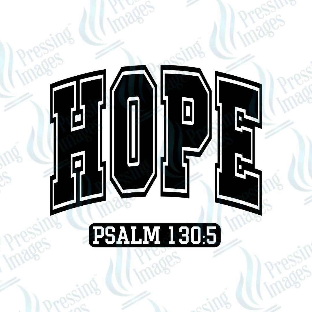 DTF 3779 Hope Psalm 130:5 - Pressing Images