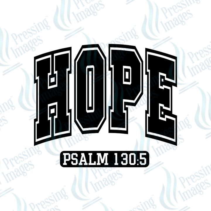 DTF 3779 Hope Psalm 130:5 - Pressing Images