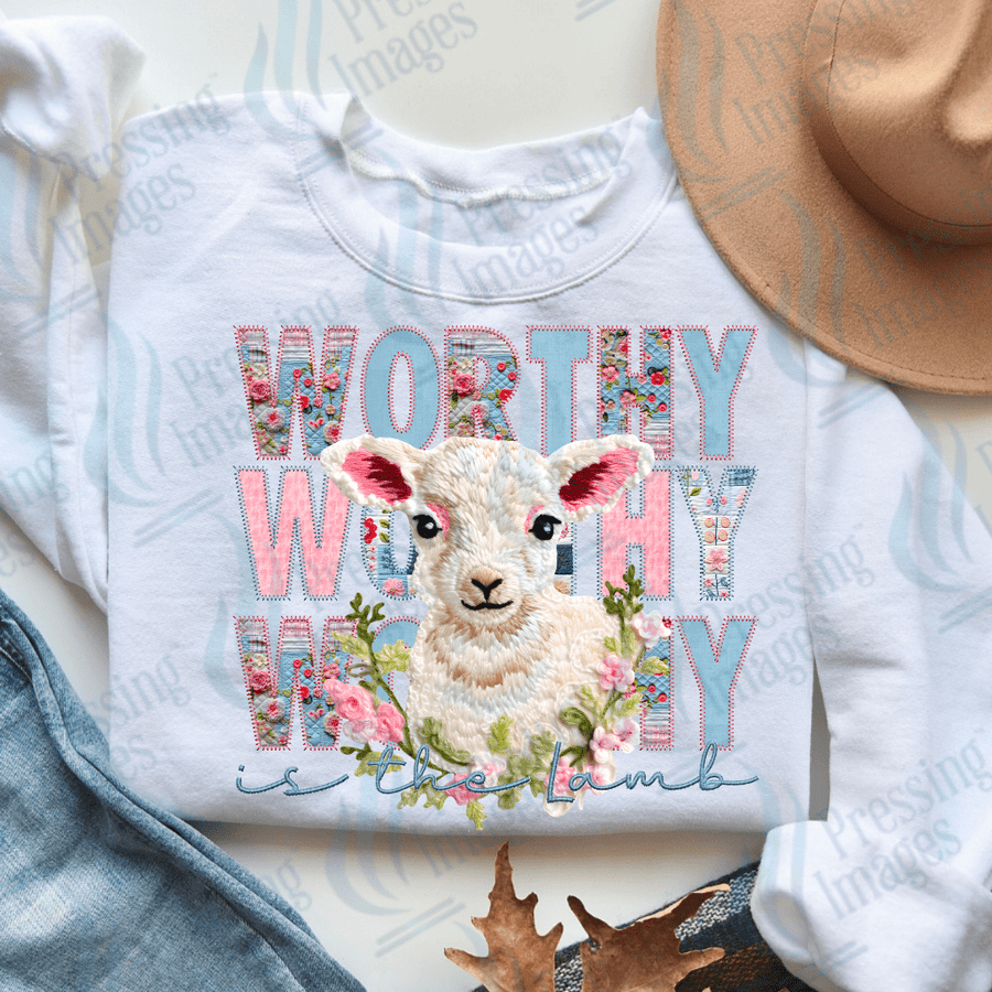 DTF 3797 Worthy Is The Lamb - Pressing Images