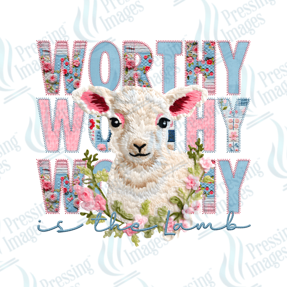 DTF 3797 Worthy Is The Lamb - Pressing Images