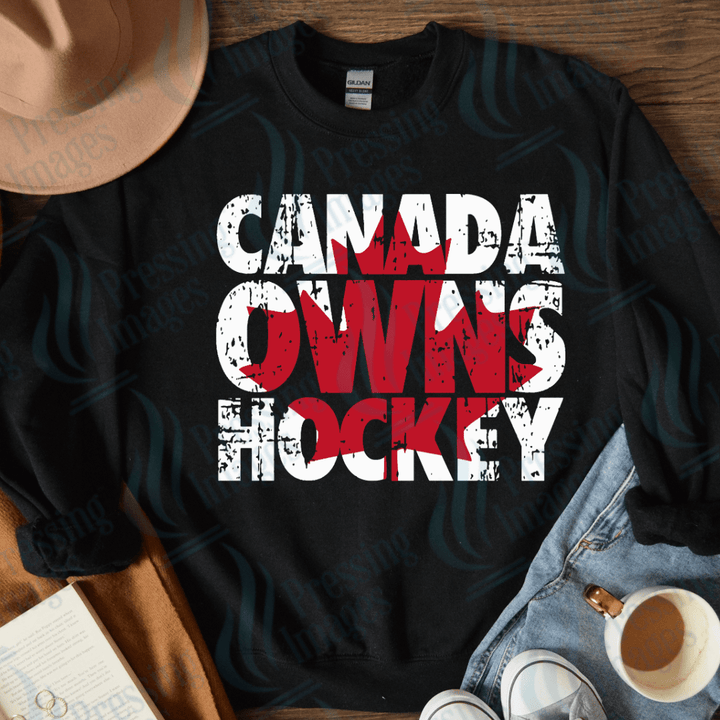 DTF 3800 Canada Owns Hockey - Pressing Images