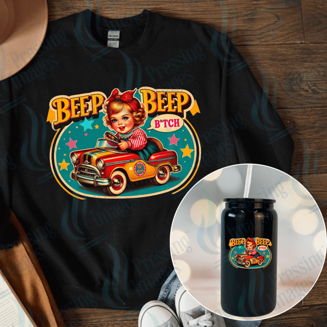 DTF 3809 Beep Beep - Pressing Images