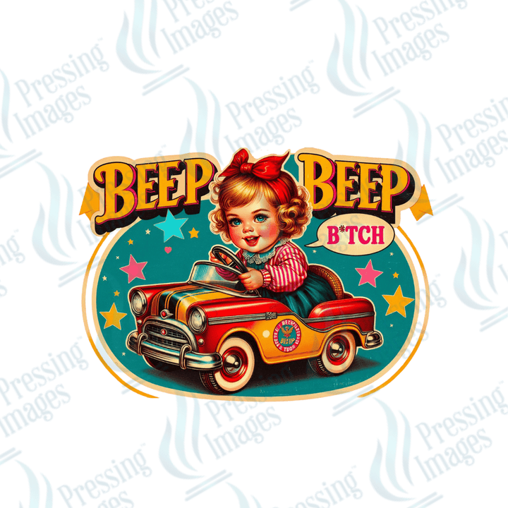 DTF 3809 Beep Beep - Pressing Images