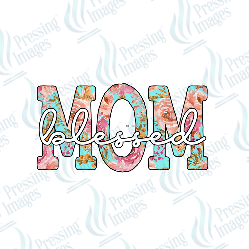DTF 3810 Blessed Mom - Pressing Images