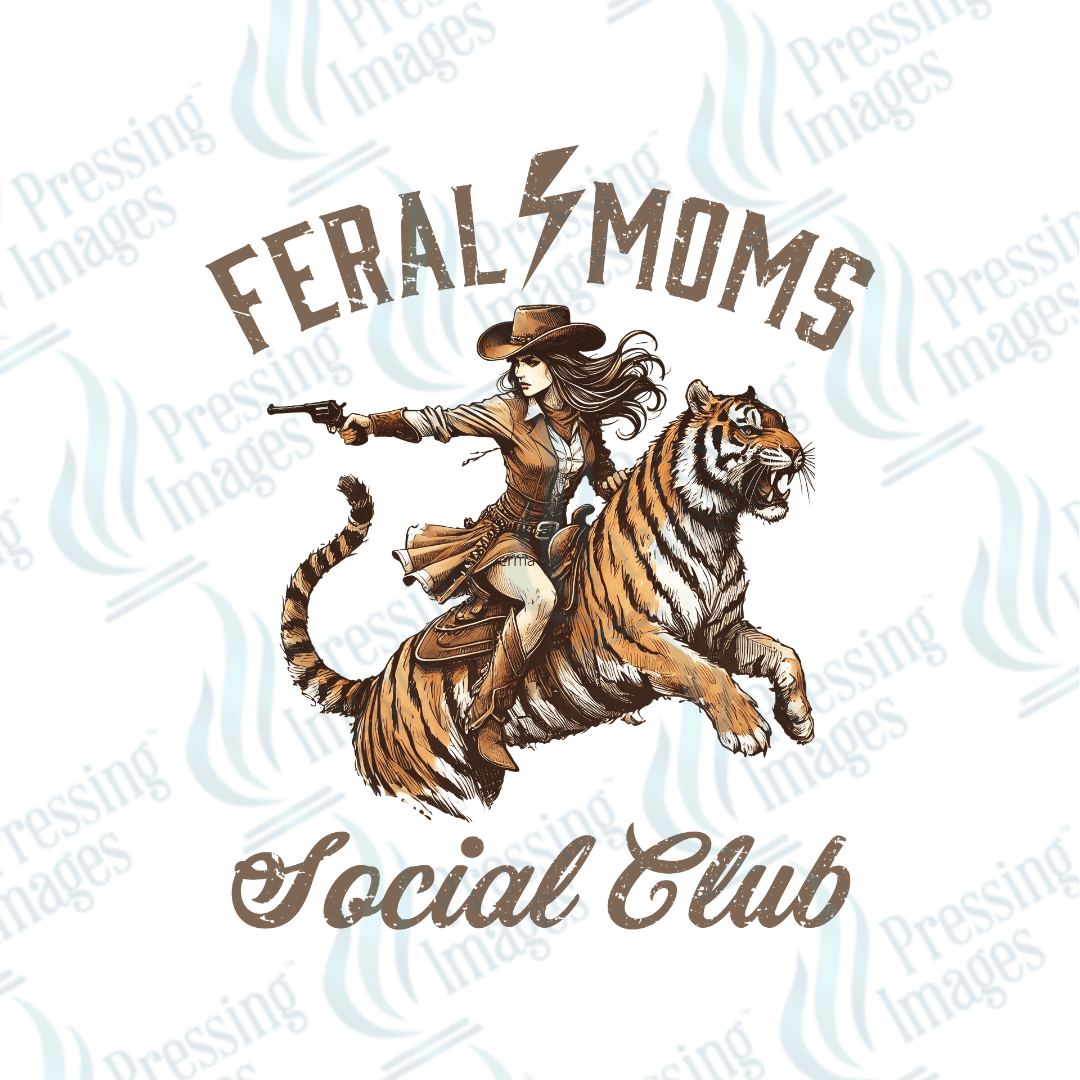 DTF 3815 Feral Moms - Pressing Images