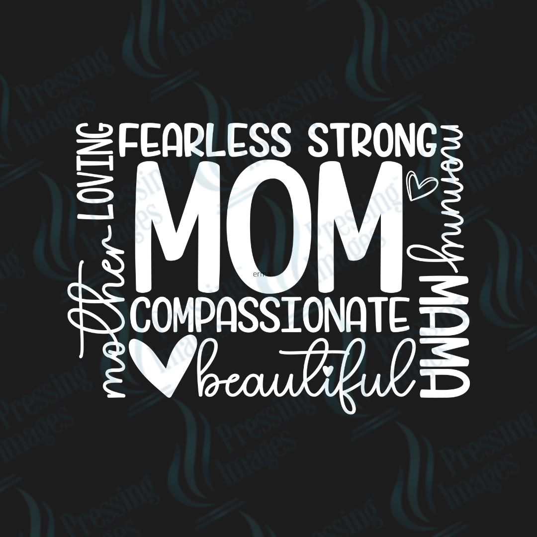 DTF 3834 Mom Words - Pressing Images