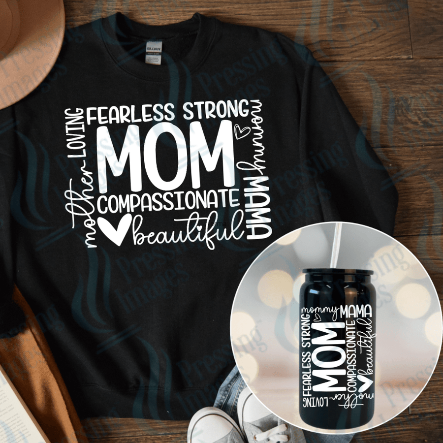 DTF 3834 Mom Words - Pressing Images