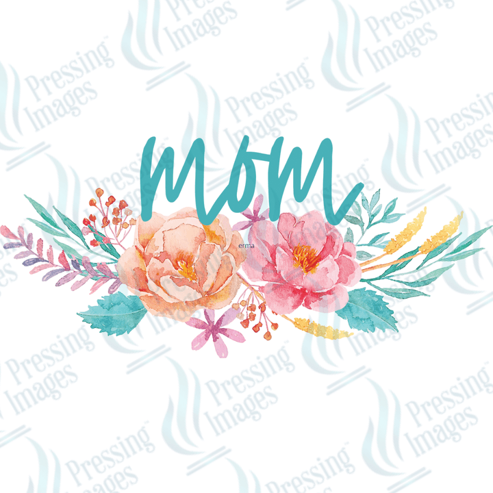 DTF 3836 Mom Floral - Pressing Images