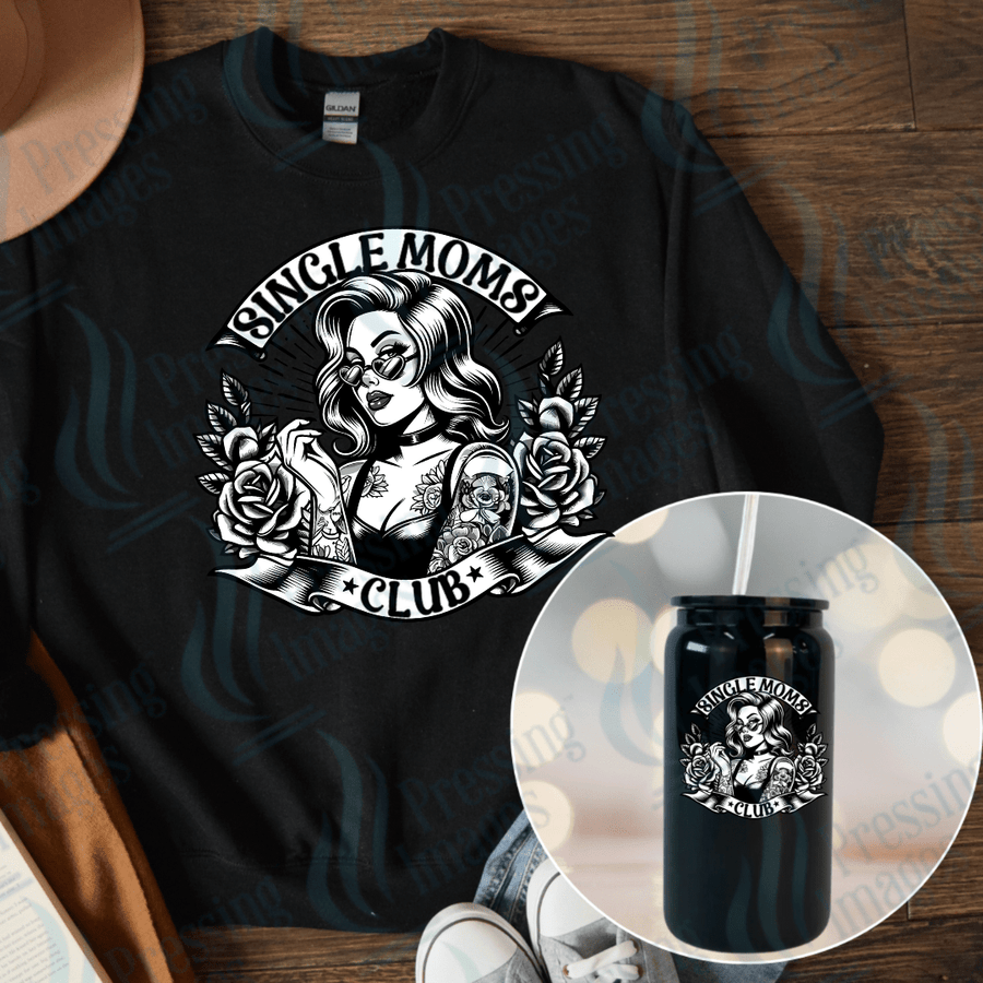DTF 3844 Single Moms Club - Pressing Images