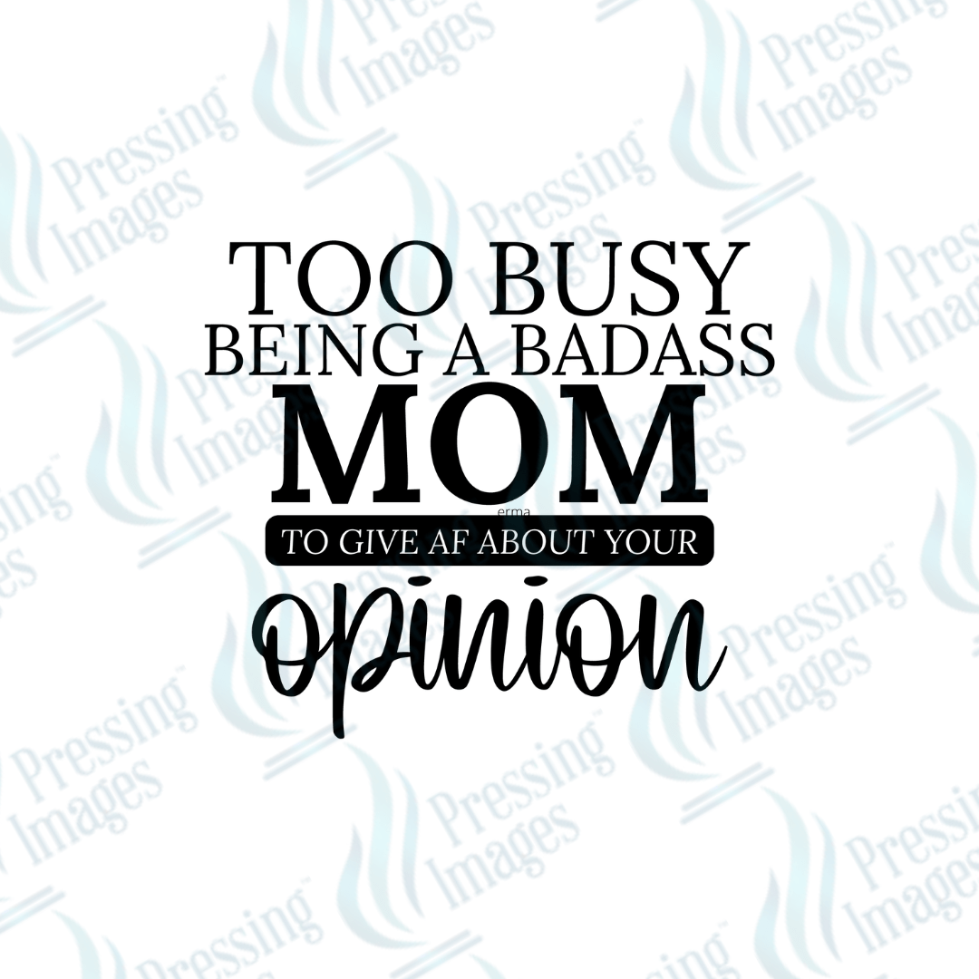 DTF 3847 Too Busy - Pressing Images