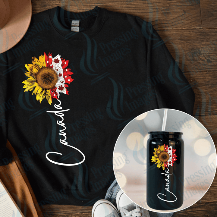 DTF 3853 Canada Sunflower - Pressing Images