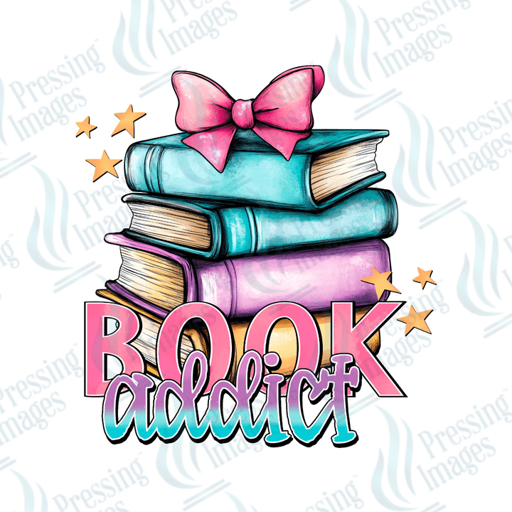 DTF 3862 Book Addict - Pressing Images