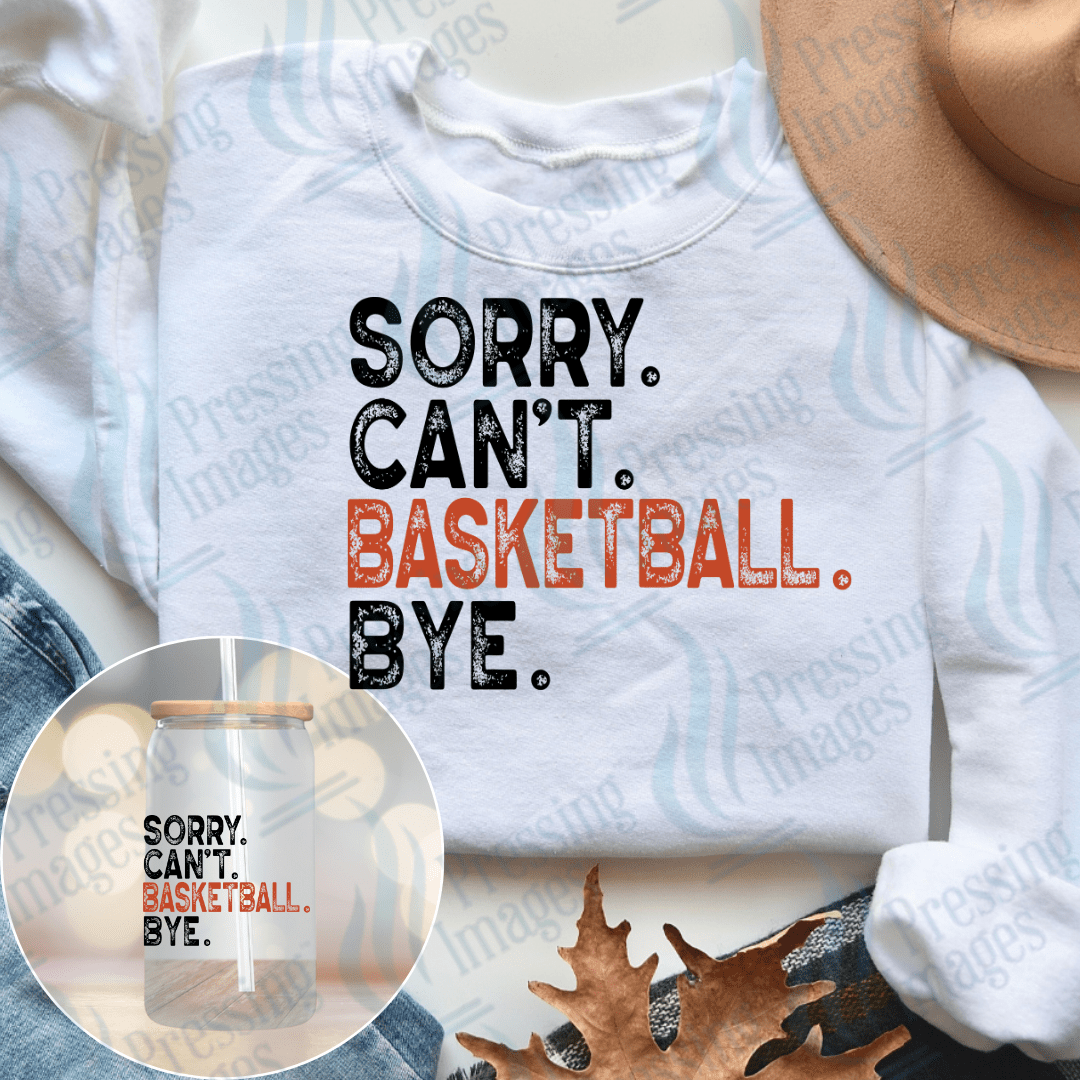 DTF 3863 Sorry Can't - Pressing Images