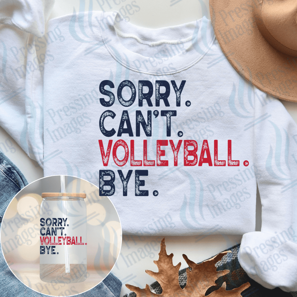 DTF 3863 Sorry Can't - Pressing Images