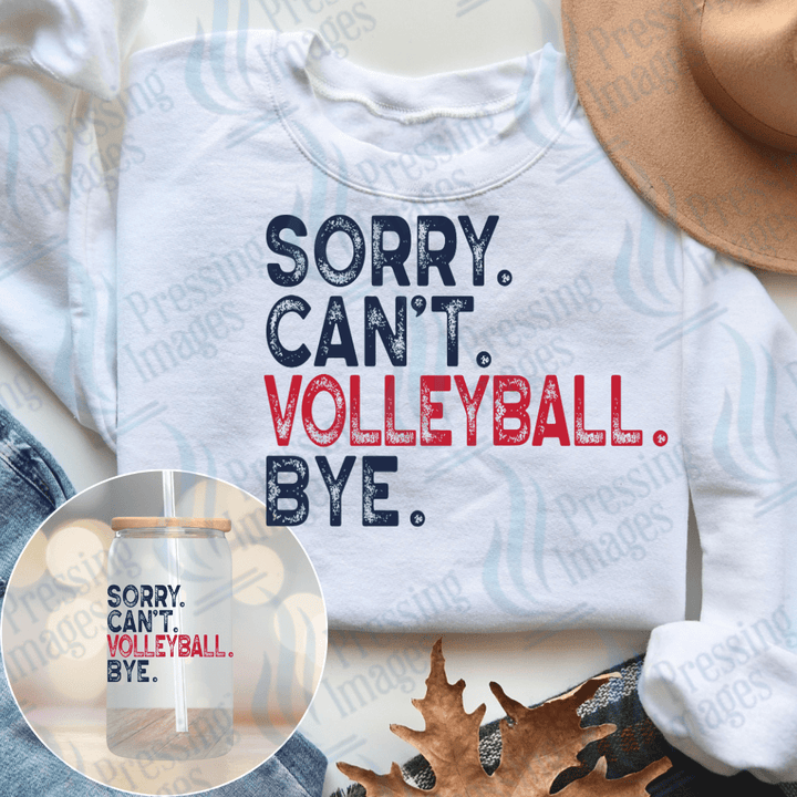 DTF 3863 Sorry Can't - Pressing Images