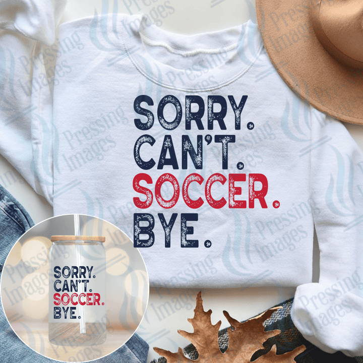 DTF 3863 Sorry Can't - Pressing Images