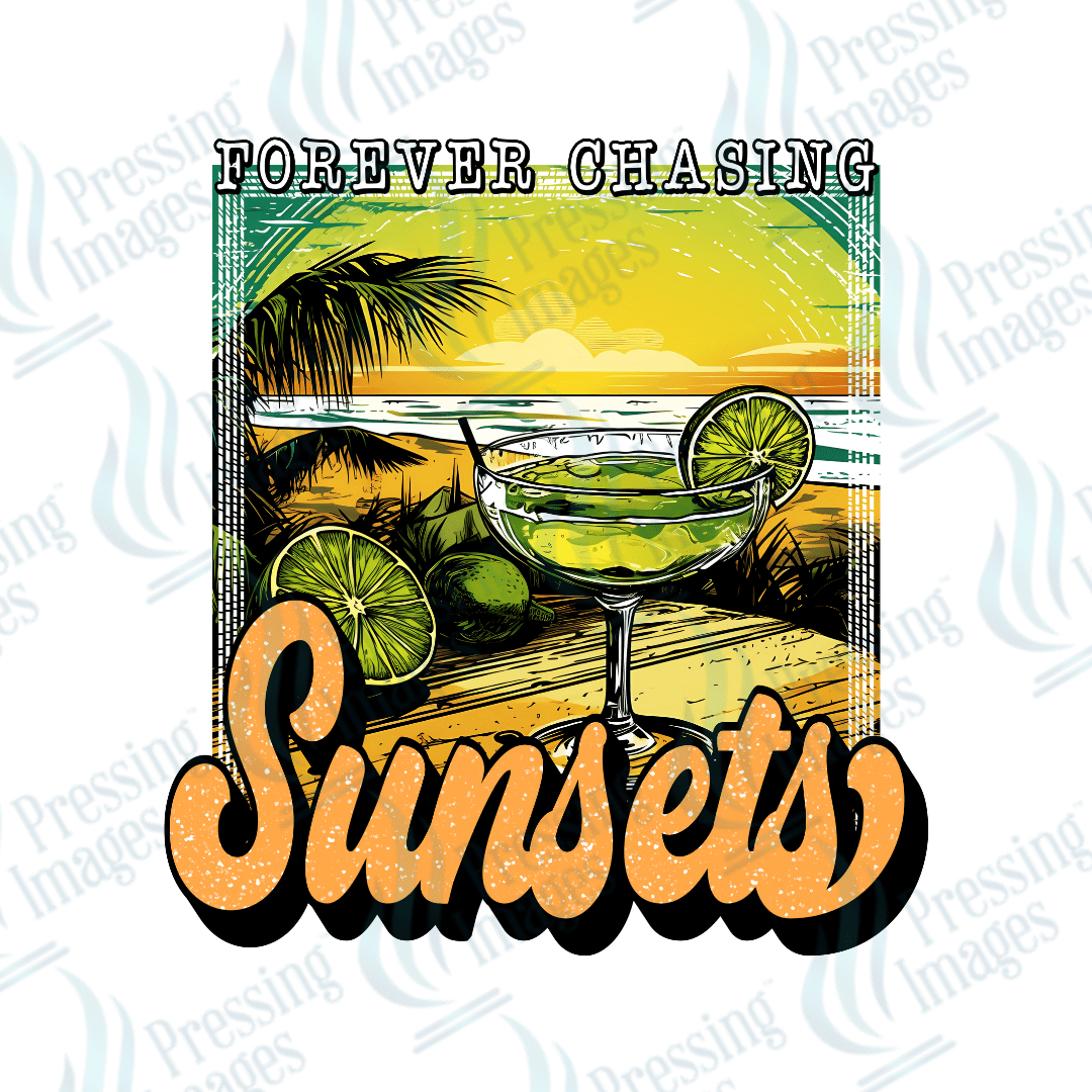 DTF 3866 Forever Chasing Sunsets - Pressing Images