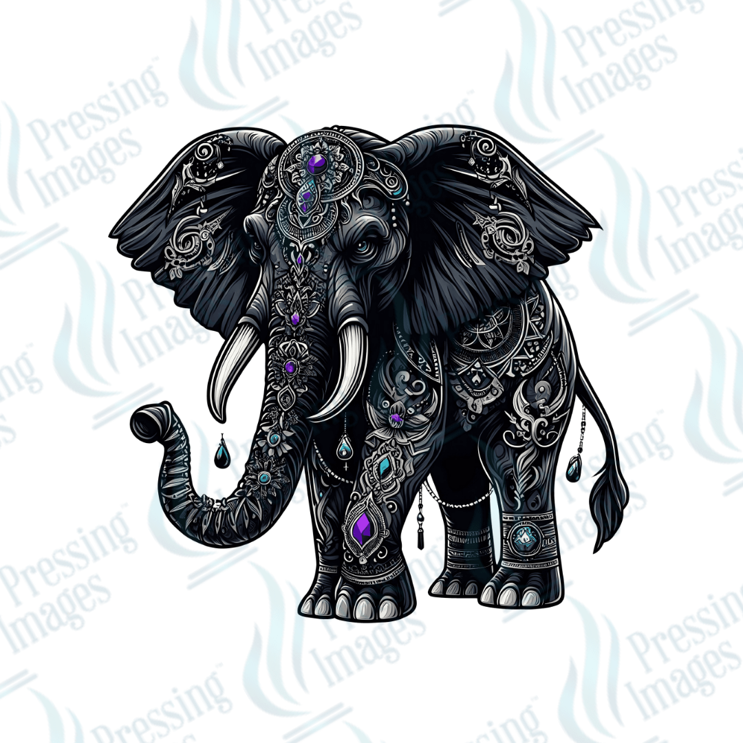 DTF 3868 Elephant - Pressing Images