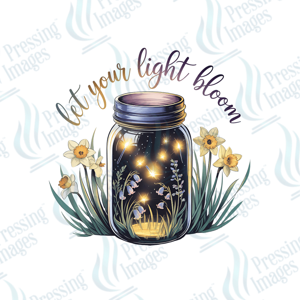 DTF 3870 Let Your Light Shine - Pressing Images