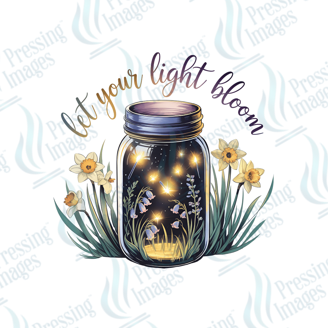 DTF 3870 Let Your Light Shine - Pressing Images