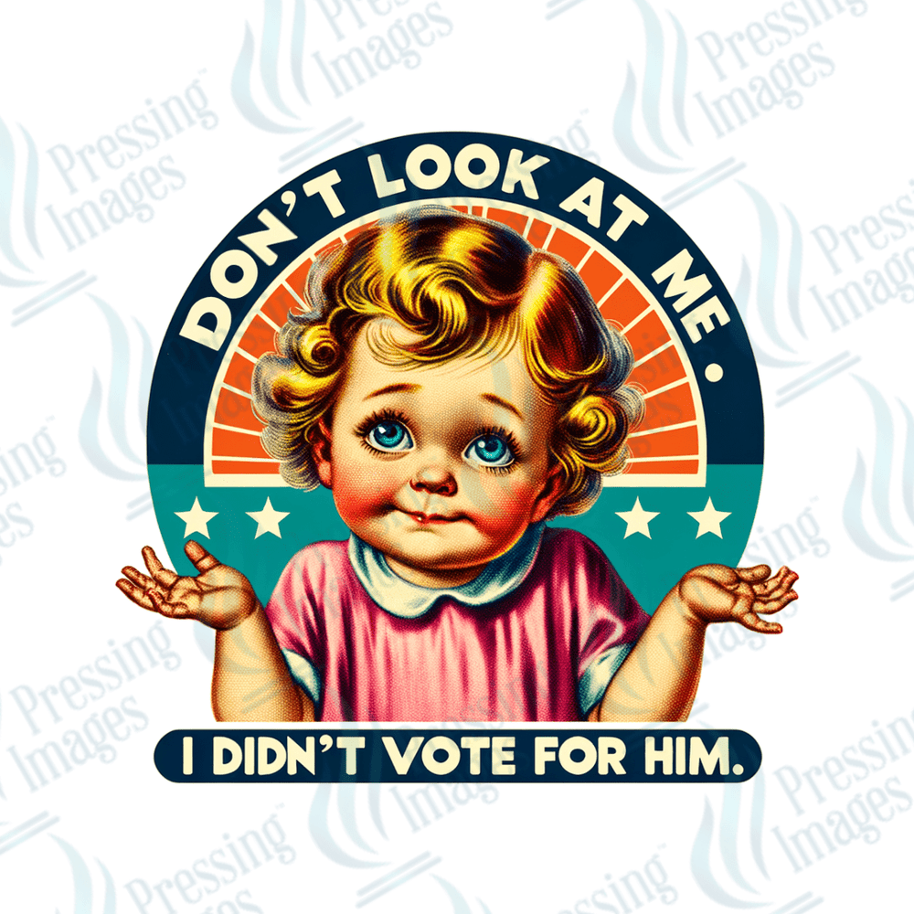 DTF 3876 I Didn't Vote For Him - Pressing Images