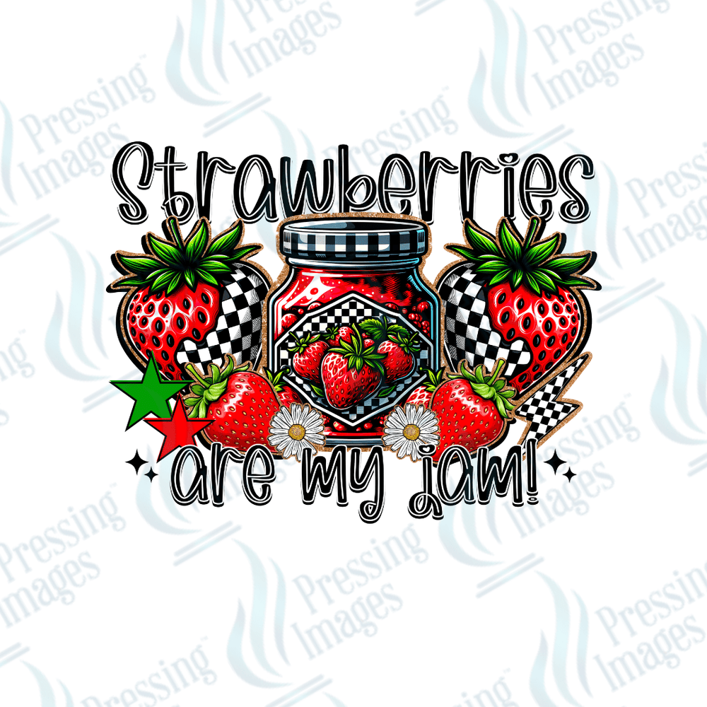 DTF 3885 Strawberry Jam - Pressing Images