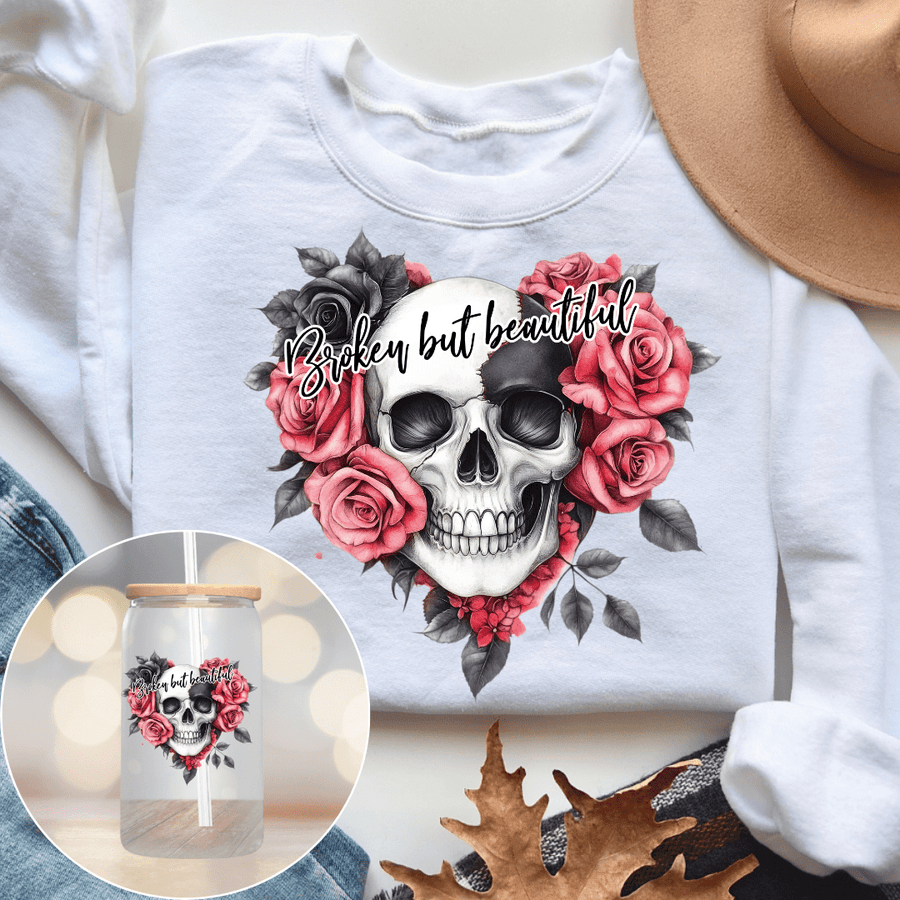 DTF 3903 Broken But Beautiful - Pressing Images