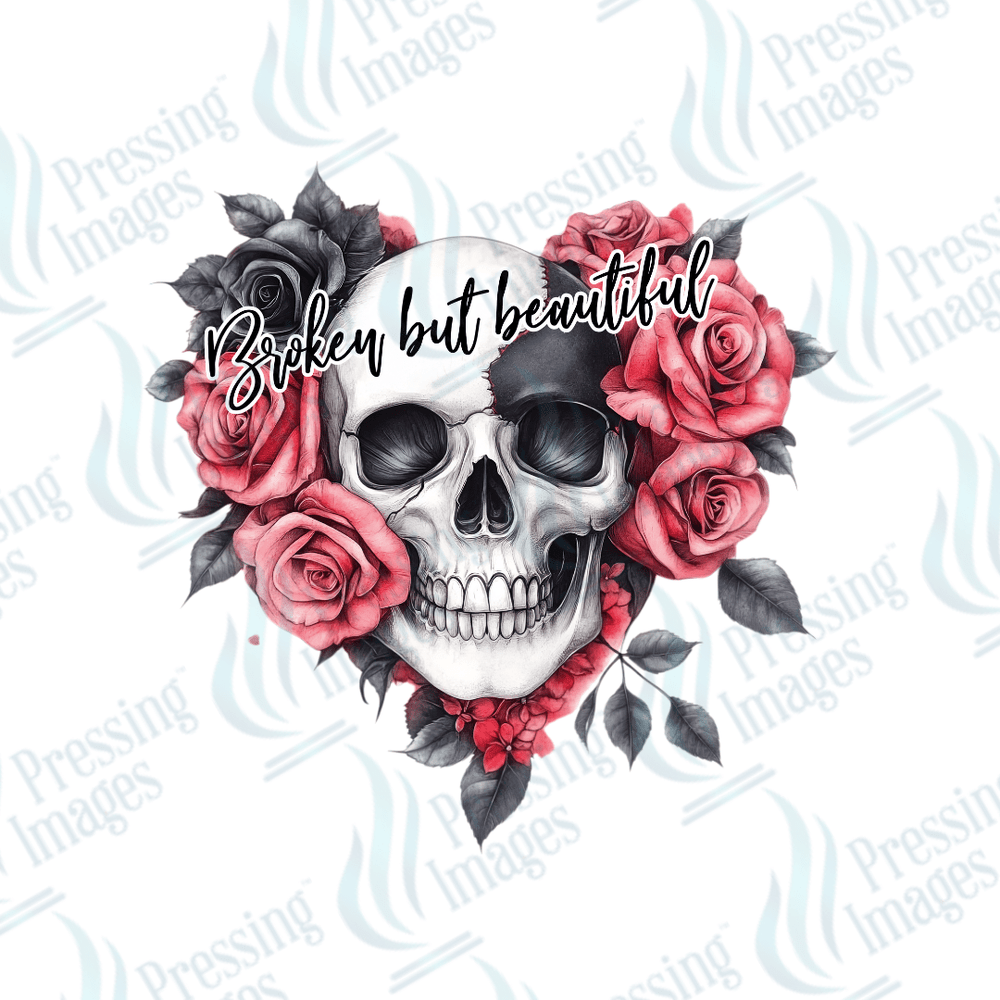 DTF 3903 Broken But Beautiful - Pressing Images