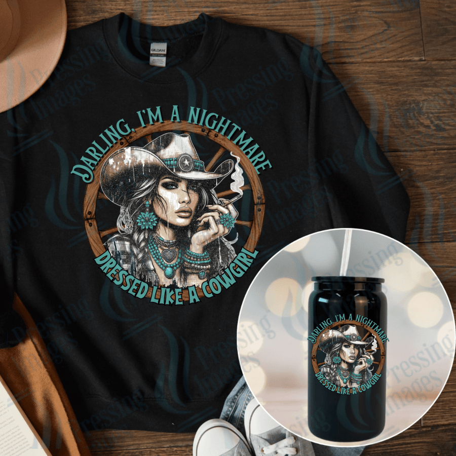 DTF 3904 Darling I'm a Nightmare - Pressing Images