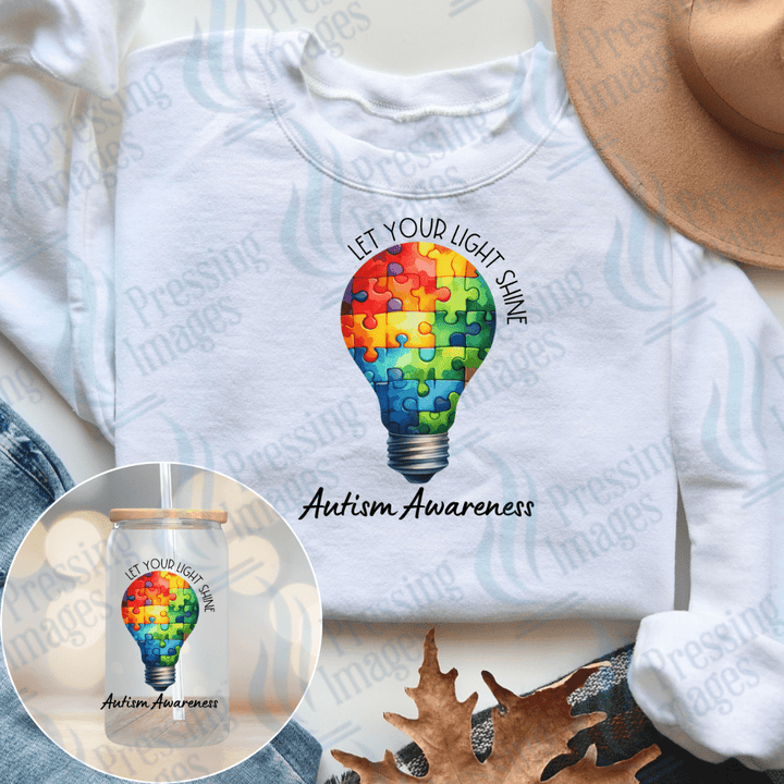 DTF 3906 Let Your Light Shine - Pressing Images
