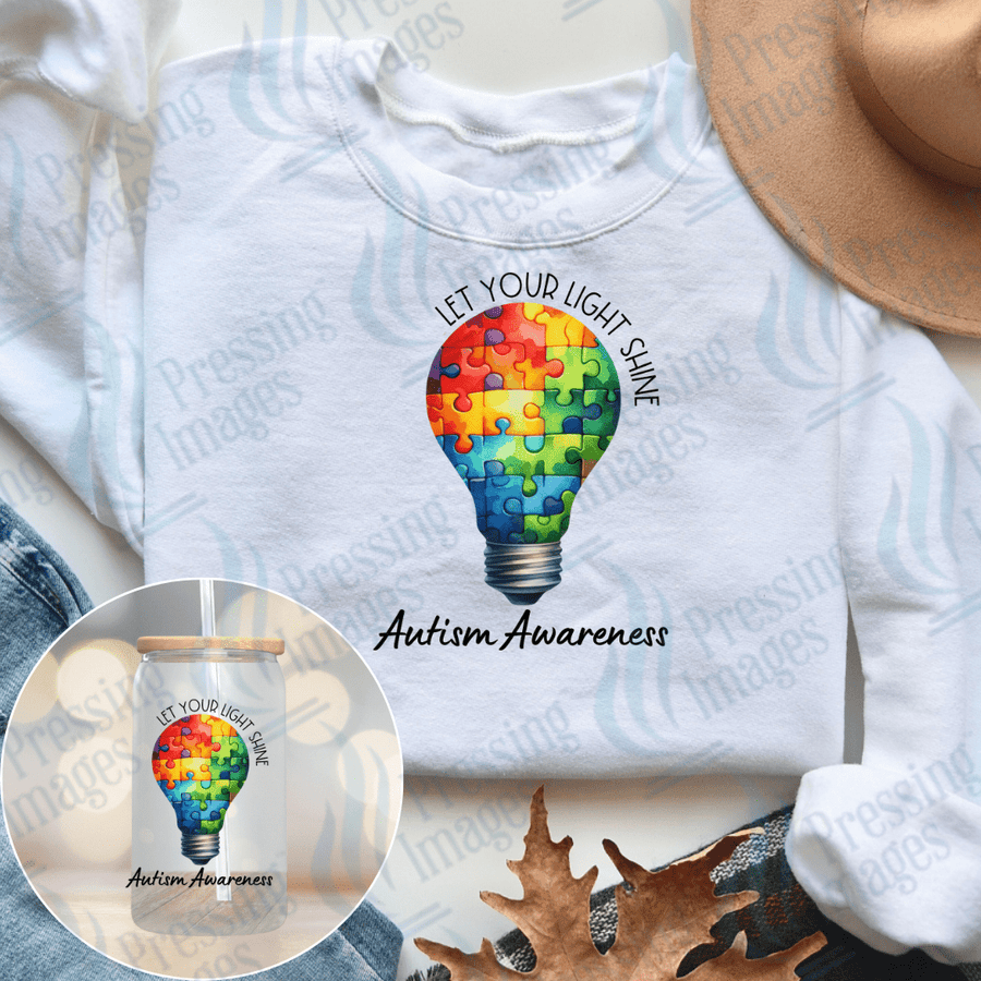 DTF 3906 Let Your Light Shine - Pressing Images